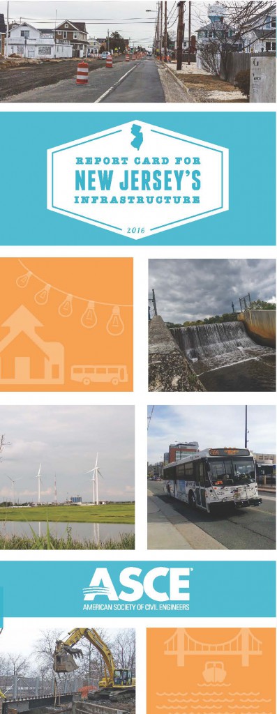 Take a look at what grade New Jersey infrastructure recieved in their 2016 ASCE Report Card