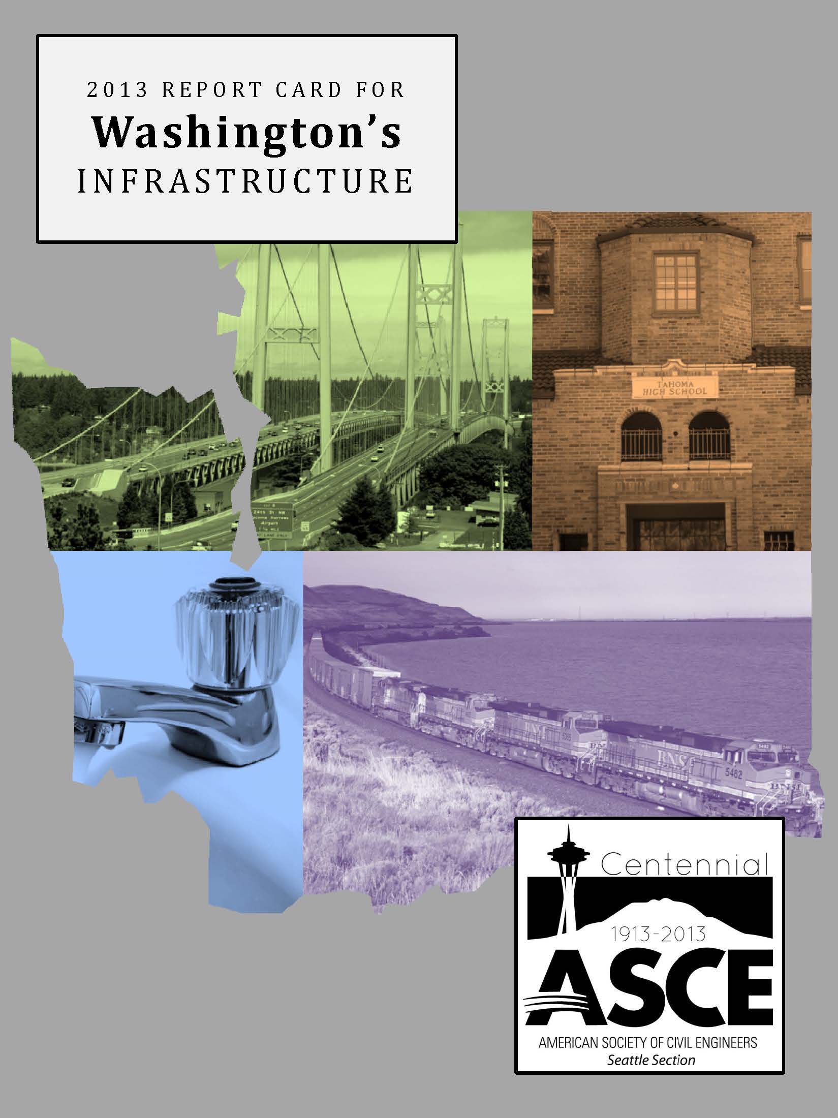 Washington Infrastructure Report Card information from ASCE