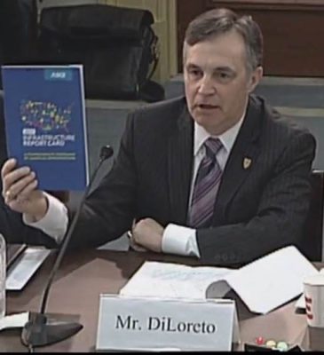 Mr. DiLoreto discussing Infrastructure