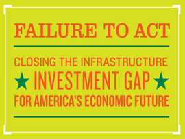failure to act closing the infrastructure investment gap for america's economic future