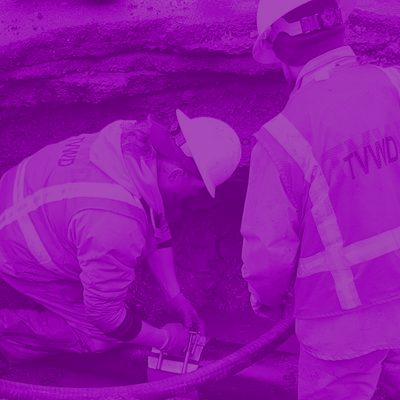 water treatment workers